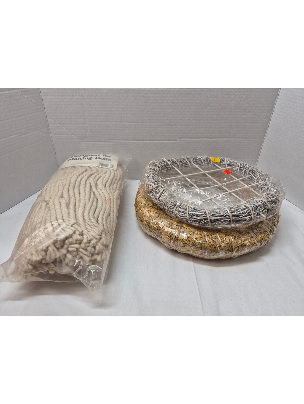 Craft Supplies Bundle Doll Making Craft Mop Rayon Mop Head W1 J71